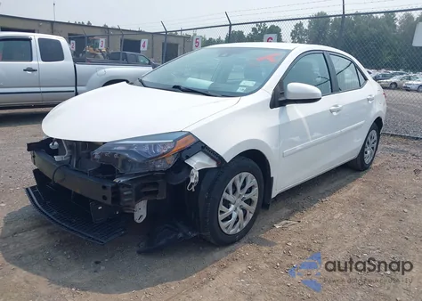 2017 Toyota Corolla Le z USA, uszkodzony, nr VIN 2T1BURHE4HC947982